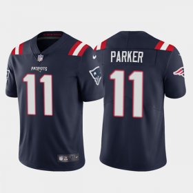 Wholesale Cheap Men\'s New England Patriots #11 DeVante Parker Navy Vapor Untouchable Limited Stitched Jersey