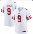 Wholesale Cheap Men's San Francisco 49ers #9 Robbie Gould 2022 New White Vapor Untouchable Limited Stitched Jersey