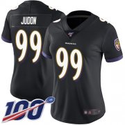 Wholesale Cheap Nike Ravens #99 Matthew Judon Black Alternate Women's Stitched NFL 100th Season Vapor Untouchable Limited Jersey