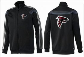 Wholesale Cheap NFL Atlanta Falcons Team Logo Jacket Black_3