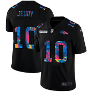 Cheap Denver Broncos #10 Jerry Jeudy Men's Nike Multi-Color Black 2020 NFL Crucial Catch Vapor Untouchable Limited Jersey