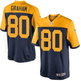 Wholesale Cheap Nike Packers #80 Jimmy Graham Navy Blue Alternate Youth Stitched NFL New Limited Jersey