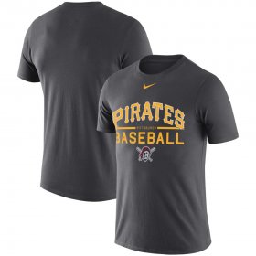 Wholesale Cheap Pittsburgh Pirates Nike Practice Performance T-Shirt Anthracite