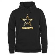 Wholesale Cheap Men's Dallas Cowboys Pro Line Black Gold Collection Pullover Hoodie