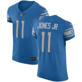 Wholesale Cheap Nike Lions #11 Marvin Jones Jr Blue Team Color Men\'s Stitched NFL Vapor Untouchable Elite Jersey