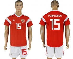 Wholesale Cheap Russia #15 Miranchuk Home Soccer Country Jersey