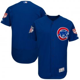 Wholesale Cheap Cubs Blank Blue 2019 Spring Training Flex Base Stitched MLB Jersey