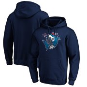 Wholesale Cheap Washington Nationals Majestic 2019 World Series Champions Trophy Shark Pullover Hoodie Navy