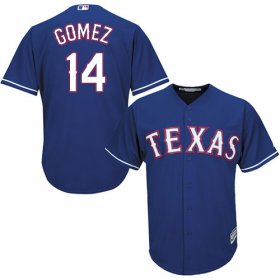 Wholesale Cheap Rangers #14 Carlos Gomez Blue Cool Base Stitched Youth MLB Jersey