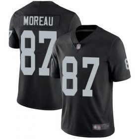 Wholesale Cheap Nike Raiders #87 Foster Moreau Black Team Color Men\'s Stitched NFL Vapor Untouchable Limited Jersey