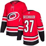 Wholesale Cheap Adidas Hurricanes #37 Andrei Svechnikov Red Home Authentic Stitched NHL Jersey