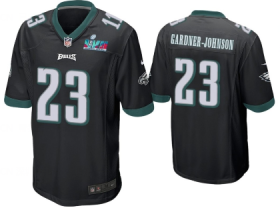 Cheap Men\'s Philadelphia Eagles #23 C.J. Gardner-Johnson Limited Black Super Bowl LVII Vapor Jersey