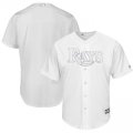 Wholesale Cheap Tampa Bay Rays Blank Majestic 2019 Players' Weekend Cool Base Team Jersey White