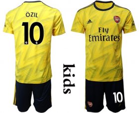 Wholesale Cheap Arsenal #10 Ozil Away Kid Soccer Club Jersey