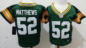Wholesale Cheap Toddler Nike Packers #52 Clay Matthews Green Team Color Stitched NFL Elite Jersey