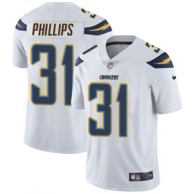 Wholesale Cheap Nike Chargers #31 Adrian Phillips White Men\'s Stitched NFL Vapor Untouchable Limited Jersey