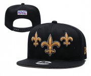 Wholesale Cheap Saints Team Logo Black 2019 Draft Adjustable Hat YD
