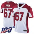 Wholesale Cheap Nike Cardinals #67 Justin Pugh White Men's Stitched NFL 100th Season Vapor Limited Jersey