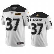 Wholesale Cheap New Orleans Saints #37 Jacquizz Rodgers White Vapor Limited City Edition NFL Jersey
