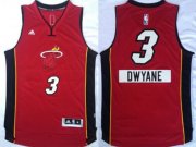 Wholesale Cheap Miami Heat #3 Dwyane Wade Revolution 30 Swingman 2014 Christmas Day Red Jersey