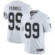 Wholesale Cheap Nike Raiders #99 Clelin Ferrell White Men's Stitched NFL Vapor Untouchable Limited Jersey