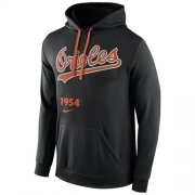 Wholesale Cheap Baltimore Orioles Nike Cooperstown Performance Pullover Black MLB Hoodie