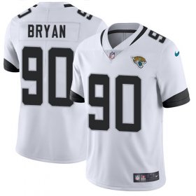 Wholesale Cheap Nike Jaguars #90 Taven Bryan White Youth Stitched NFL Vapor Untouchable Limited Jersey