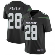 Wholesale Cheap Nike Jets #28 Curtis Martin Black Alternate Men's Stitched NFL Vapor Untouchable Limited Jersey