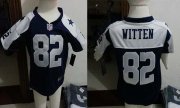 Wholesale Cheap Toddler Nike Cowboys #82 Jason Witten Navy Blue Thanksgiving Stitched NFL Elite Jersey