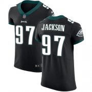 Wholesale Cheap Nike Eagles #97 Malik Jackson Black Alternate Men's Stitched NFL Vapor Untouchable Elite Jersey