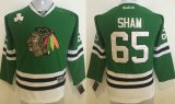 Wholesale Cheap Blackhawks #65 Andrew Shaw Green Stitched Youth NHL Jersey