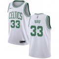Wholesale Cheap Celtics #33 Larry Bird White Basketball Swingman Association Edition Jersey