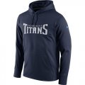 Wholesale Cheap Men's Tennessee Titans Nike Navy Circuit Wordmark Essential Performance Pullover Hoodie