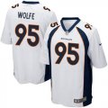 Wholesale Cheap Nike Broncos #95 Derek Wolfe White Youth Stitched NFL New Elite Jersey