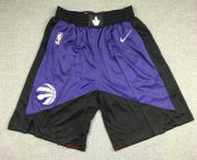 Wholesale Cheap Men's toronto raptors purple with black nike swingman 2021 earned edition stitched shorts
