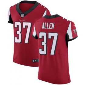 Wholesale Cheap Nike Falcons #37 Ricardo Allen Red Team Color Men\'s Stitched NFL Vapor Untouchable Elite Jersey