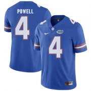 Wholesale Cheap Florida Gators Royal Blue #4 Brandon Powell Football Player Performance Jersey
