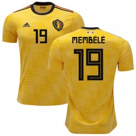 Wholesale Cheap Belgium #19 Membele Away Kid Soccer Country Jersey