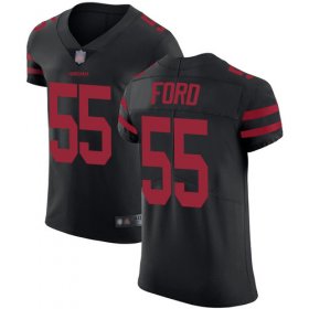 Wholesale Cheap Nike 49ers #55 Dee Ford Black Alternate Men\'s Stitched NFL Vapor Untouchable Elite Jersey