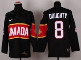 Wholesale Cheap Olympic 2014 CA. #8 Drew Doughty Black Stitched NHL Jersey