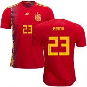 Wholesale Cheap Spain #23 Reina Home Soccer Country Jersey