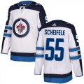 Wholesale Cheap Adidas Jets #55 Mark Scheifele White Road Authentic Stitched NHL Jersey