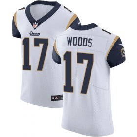 Wholesale Cheap Nike Rams #17 Robert Woods White Men\'s Stitched NFL Vapor Untouchable Elite Jersey