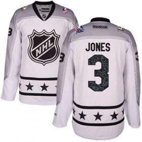 Wholesale Cheap Blue Jackets #3 Seth Jones White 2017 All-Star Metropolitan Division Stitched NHL Jersey
