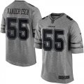 Wholesale Cheap Nike Cowboys #55 Leighton Vander Esch Gray Men's Stitched NFL Limited Gridiron Gray Jersey