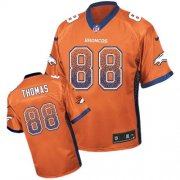 Wholesale Cheap Nike Broncos #88 Demaryius Thomas Orange Team Color Men's Stitched NFL Elite Drift Fashion Jersey