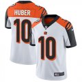 Wholesale Cheap Nike Bengals #10 Kevin Huber White Men's Stitched NFL Vapor Untouchable Limited Jersey