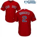 Wholesale Cheap Red Sox #2 Xander Bogaerts Red Cool Base 2018 World Series Champions Stitched Youth MLB Jersey