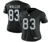 Wholesale Cheap Women's Oakland Raiders #83 Darren Waller Black 2017 Vapor Untouchable Stitched NFL Nike Limited Jersey
