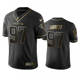 Wholesale Cheap Falcons #97 Grady Jarrett Men\'s Stitched NFL Vapor Untouchable Limited Black Golden Jersey